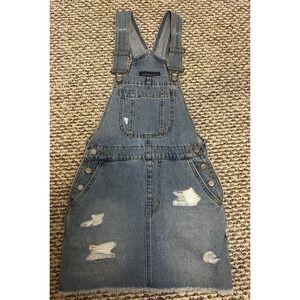 Women's/juniors Aeropostale denim overall dress, excellent condition, XS